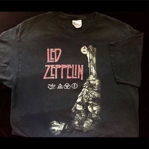 Vintage Led Zeppelin Zoso T-shirt Original Style
